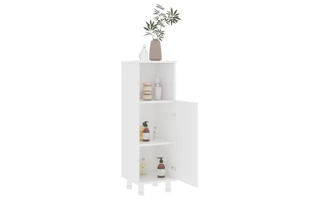 Bathroom cabinet 30x30x95 cm designed wood white product image