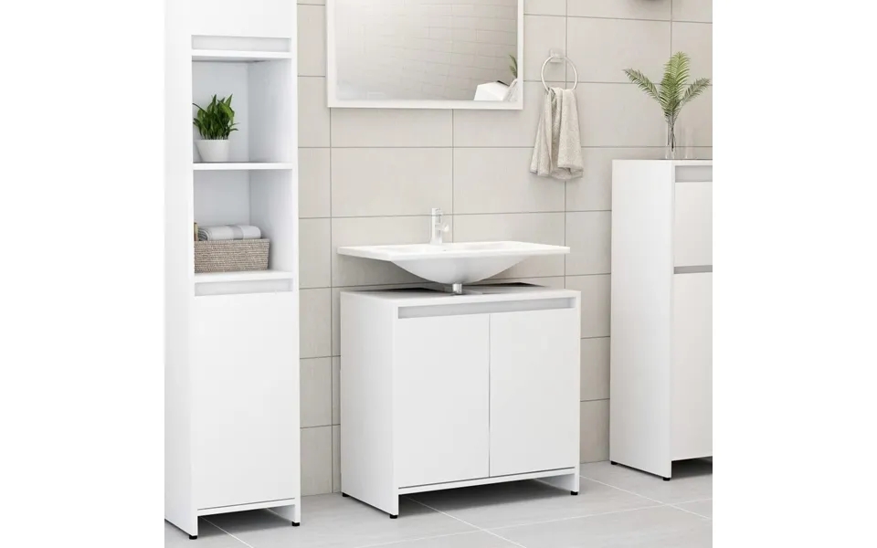 Bathroom cabinet 60x33x61 cm particleboard white