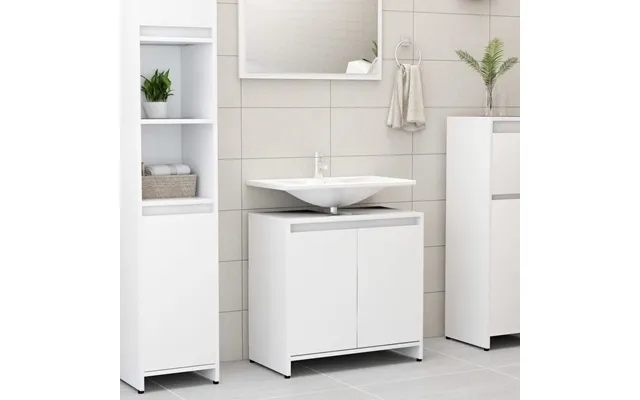Bathroom cabinet 60x33x61 cm particleboard white product image