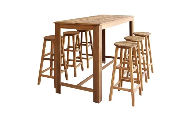 Bar Table - Past, The Laws Chair Set In 7 Parts Massively Acacia Tree product image