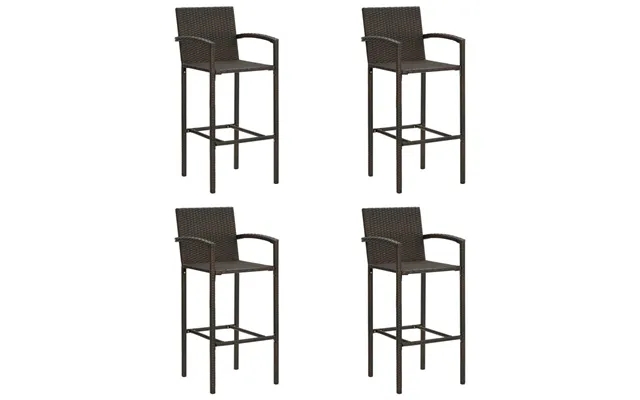Bar stools 4 paragraph. Poly brown product image