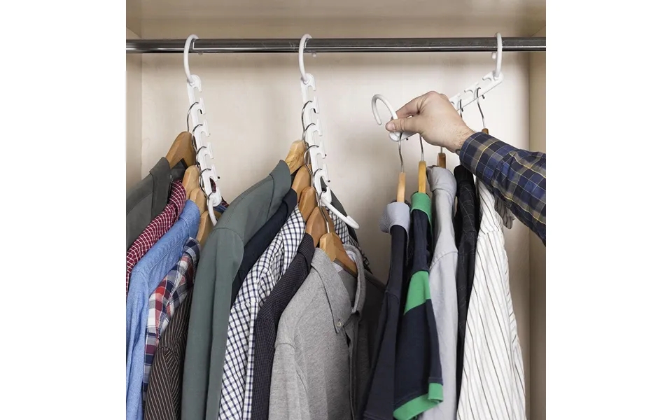 Hanger organizer to 40 garments plusrobe 24 parts