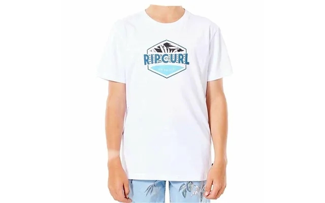 Children short sleeve t-shirt rip curl filler tee b white 8 year product image