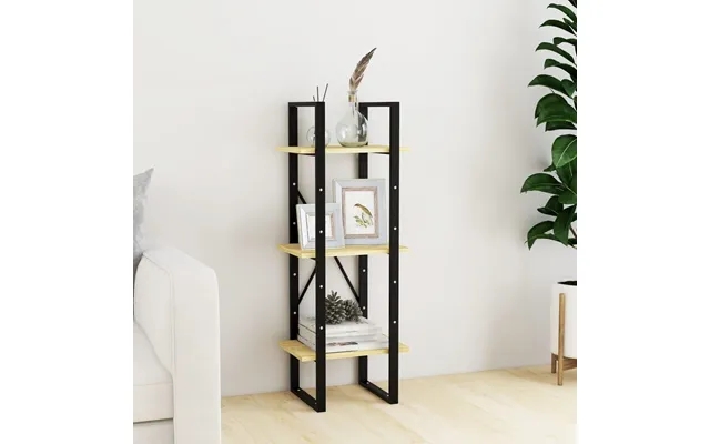 Bookshelf 40x30x105 cm 3 shelves massively pine product image