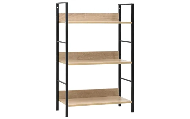 Bookshelf with 3 shelves 60x27,6x90,5 cm designed wood oak product image