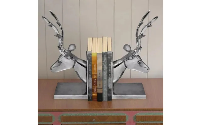 Bookends deer 2 paragraph. Aluminum silver product image