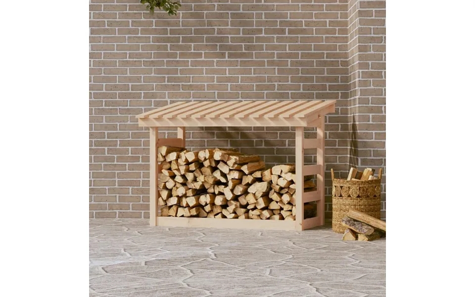 Firewood rack 108x64,5x78 cm massively pine