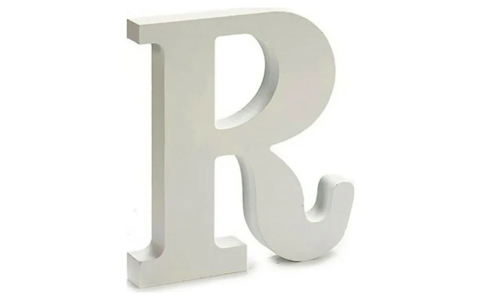 Letter r wood