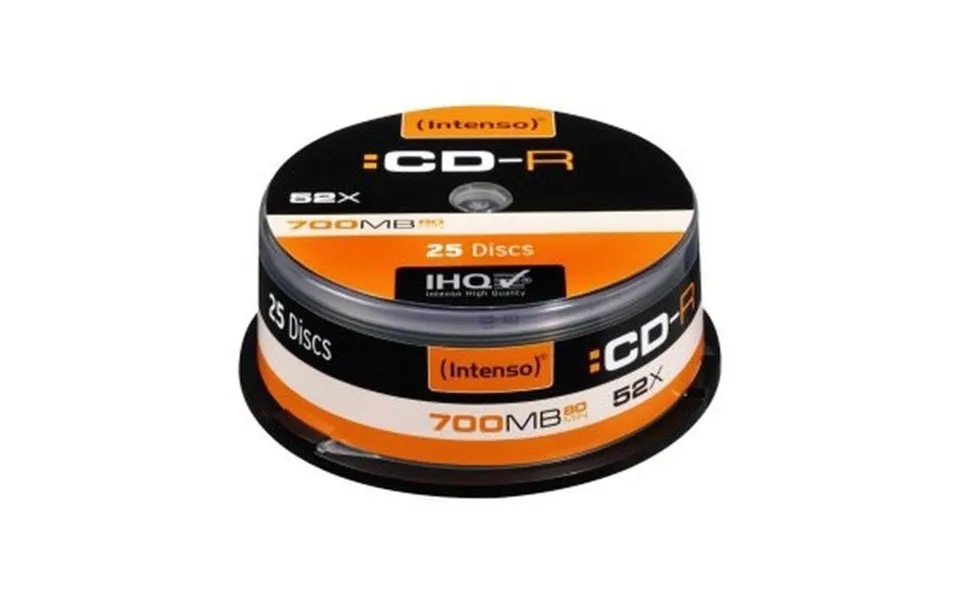 Cd-r intenso 1001124 52x 700 mb 25 expose