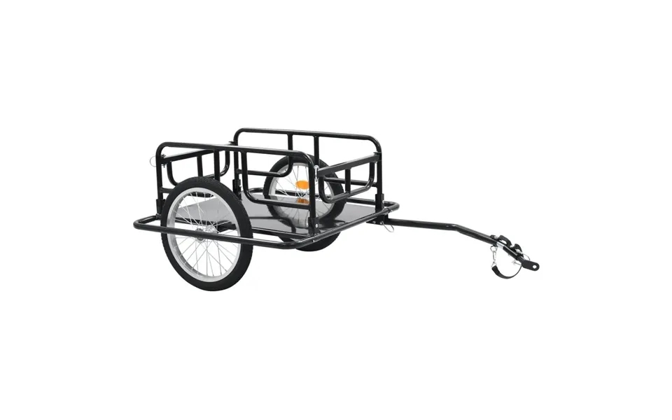 Bicycle Trailer 130x73x48,5 Cm Steel Black