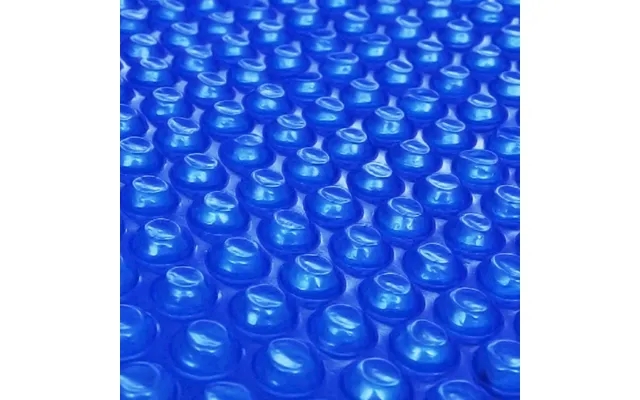 Floating solar powered pe poolovertræk round 455 cm blue product image