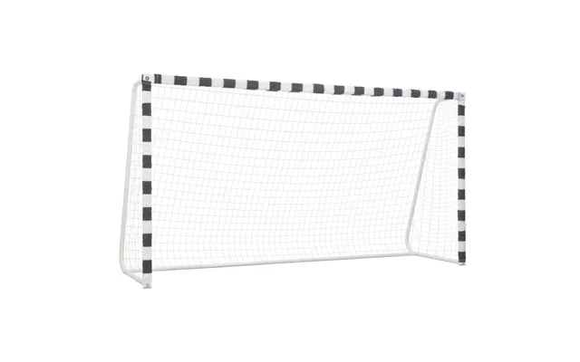 Football goals 300 x 160 x 90 cm metal black past, the laws white product image