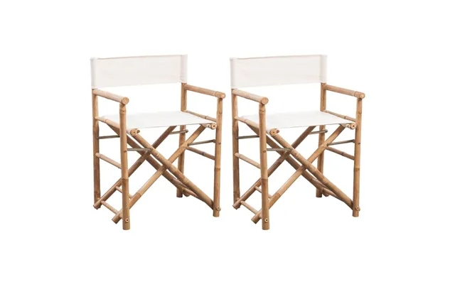 Folding director's chairs 2 paragraph. Bamboo past, the laws canvas product image