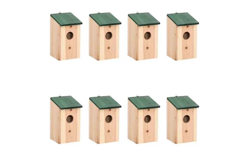 Bird houses 8 paragraph. 12X12x22 cm wood