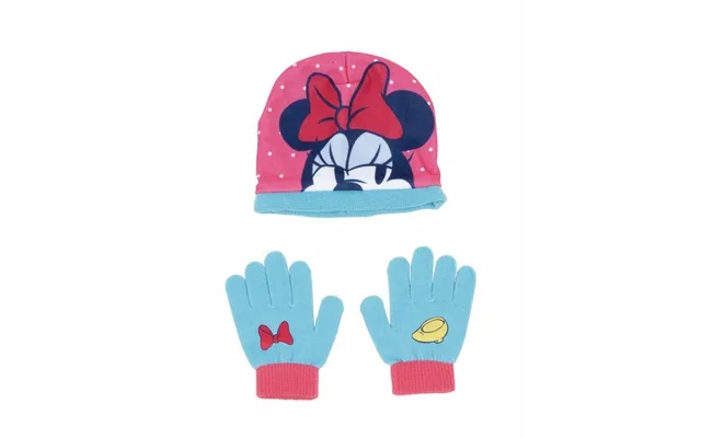 Hat & mittens minnie mouseover lucky pink product image