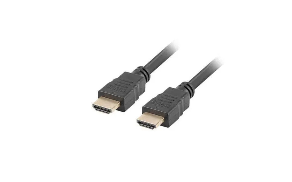 Hdmi cable lanberg 4k ultra hd male connector male connector black 10 m