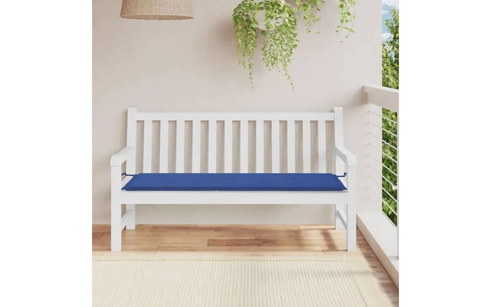 Cushion to garden bench 150x50x3 cm oxford fabric kongeblã