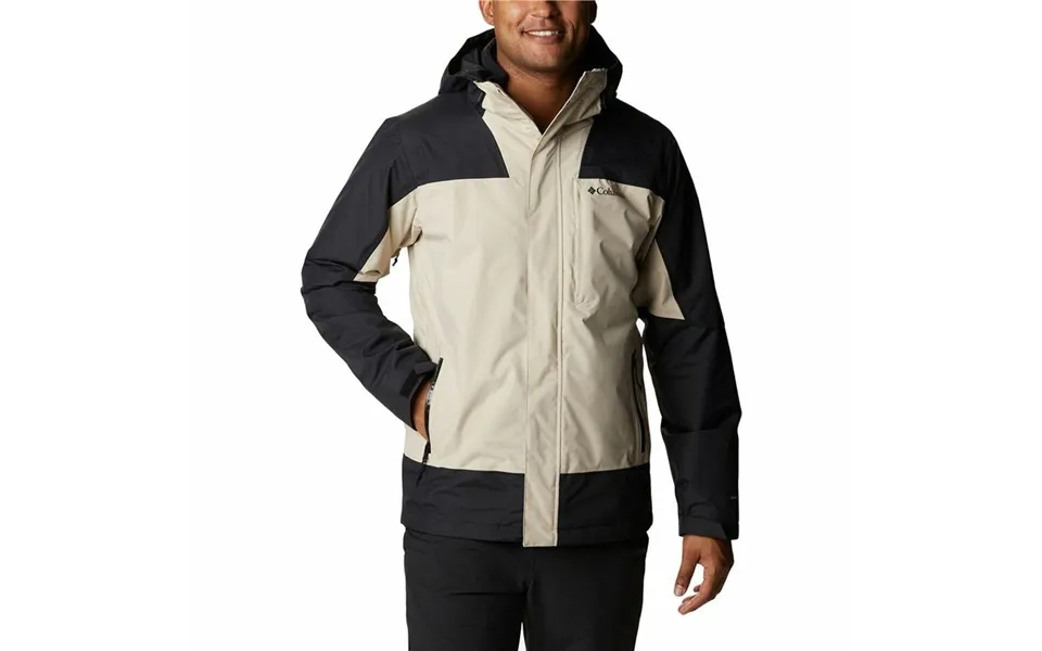 Jacket to adults columbia electric peak black beige 2-i-1 with hood m