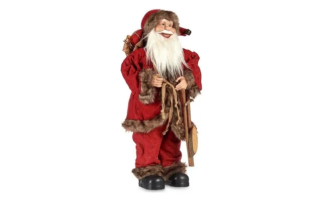 Father christmas 24 x 62 x 33,5 cm red wood brown white plastic product image