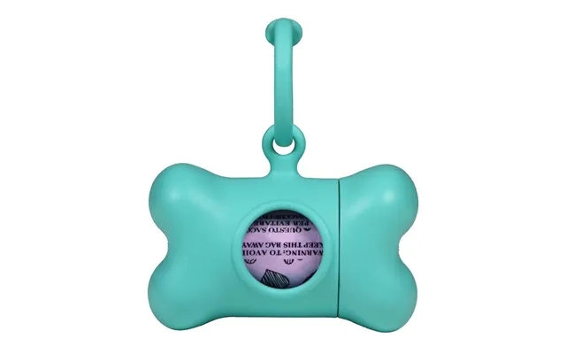 Pets posebeholder united pets bon ton nano classic dog aquamarine recycled plastic 6 x 3 x 4 cm product image