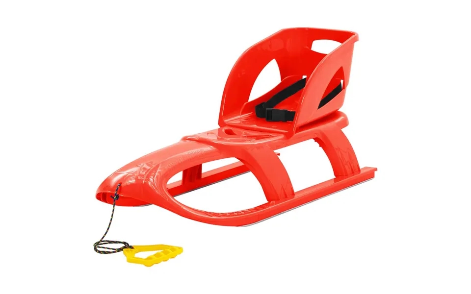 Toboggan with seat 102,5x40x23 cm polypropylene red