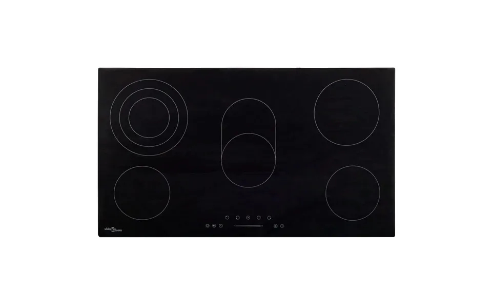 Ceramic hob with 5 burners touch control 8500 w 77 cm