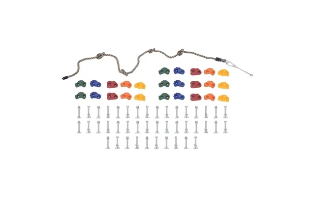 Climbing stones with rope 25 paragraph. Multicolor product image