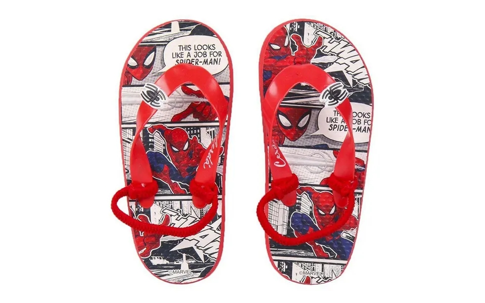 Flip-flops to children spider man red 30-31