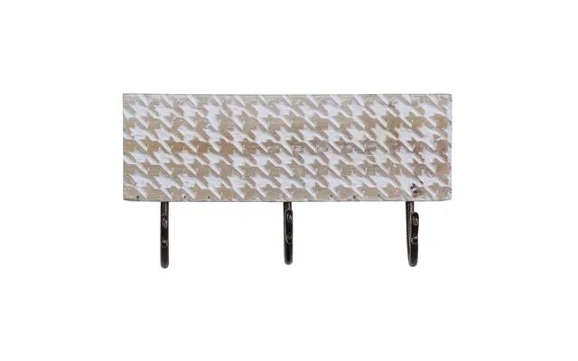 Coat rack to wall 30 x 7 x 16 cm metal wood product image