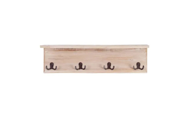 Coat rack to wall 65 x 15 x 18 cm spruce product image