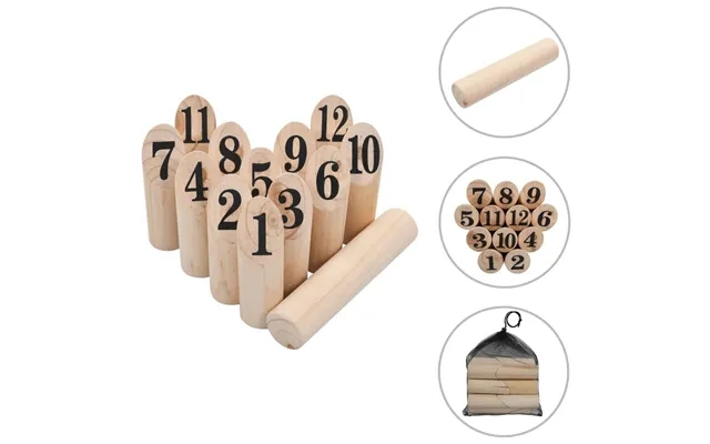 King game with numbers wood product image