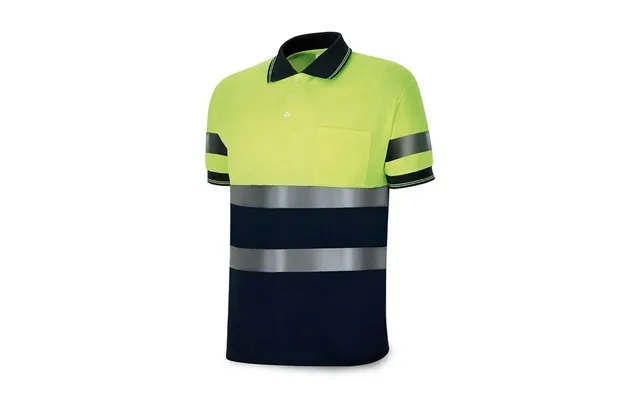 Short sleeve polo shirt 1288pavxmcyfa high visibility yellow navy p product image