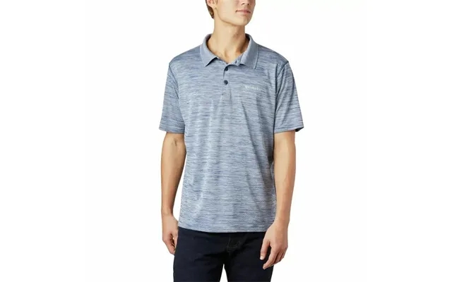 Short sleeve polo shirt to men columbia zero rules blue p product image