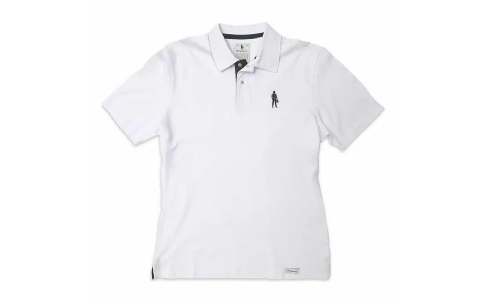 Short sleeve polo shirt to men omp driver icon white m