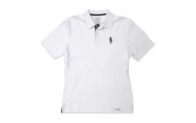 Short sleeve polo shirt to men omp driver icon white m product image