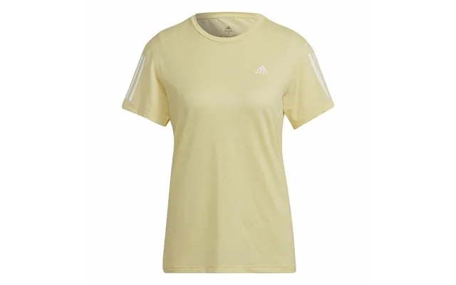Short sleeve t-shirt to women adidas own cooler yellow p product image