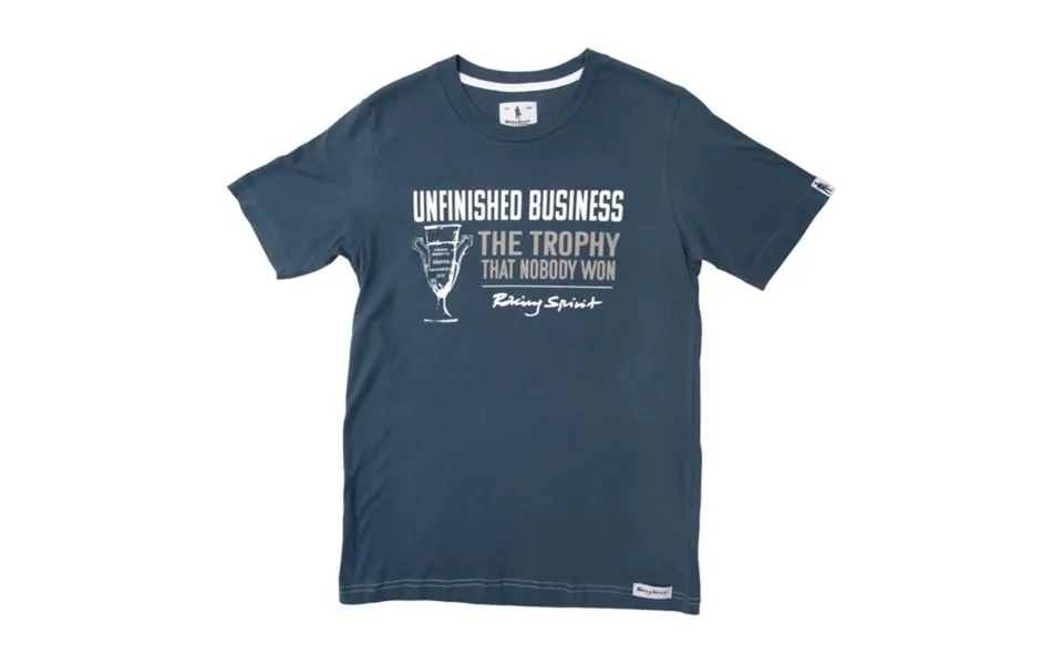 Kortærmet T-shirt Til Mænd Omp Slate Unfinished Business Mørkeblå L