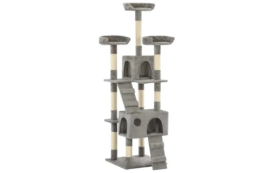 Scratching post to cats with sisal scratching posts 170 cm gray