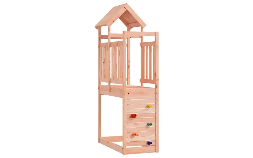 Play set with climbing wall 53x110,5x214 cm massively douglas fir