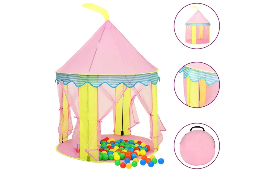 Play tent to children with 250 pink 100x100x127 cm