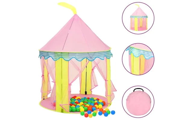 Play tent to children with 250 pink 100x100x127 cm product image