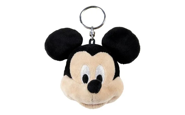 Keychain with cuddly toys mickey mouseover black product image
