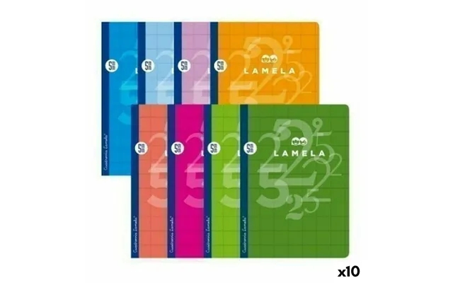 Notesbog Lamela Multifarvet Kvarter 10 Enheder product image