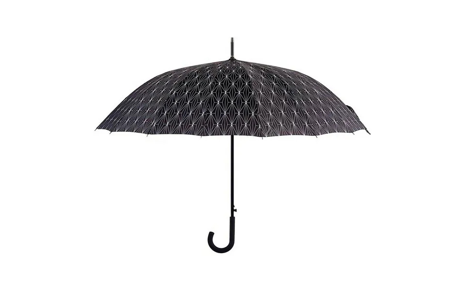 Paraply Trykt Rød Grå Blå Metal 106 X 106 X 93 Cm
