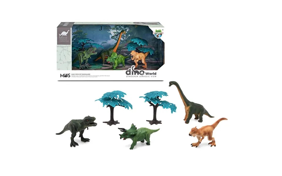 Set dinosaurs dinosaur view