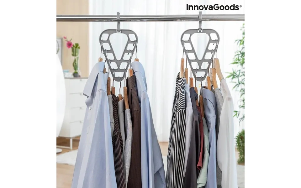 Set with hanger organizers orzer innovagoods 2 devices