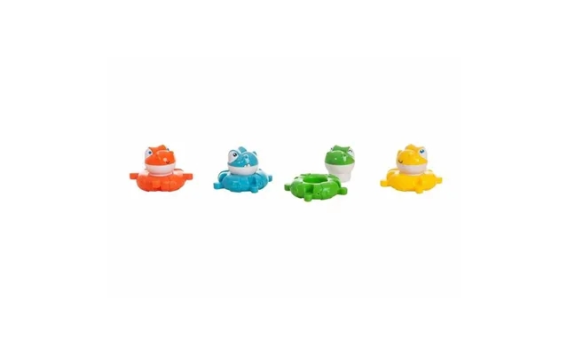 Set with toy to the bathroom multicolour 4 parts dinosaurs product image