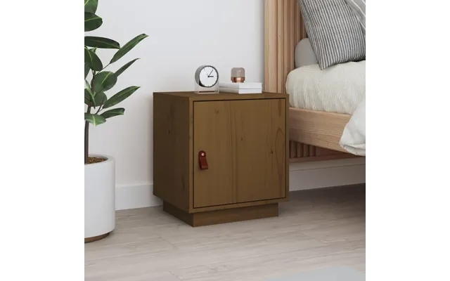 Bedside table 40x34x45 cm massively pine tan product image
