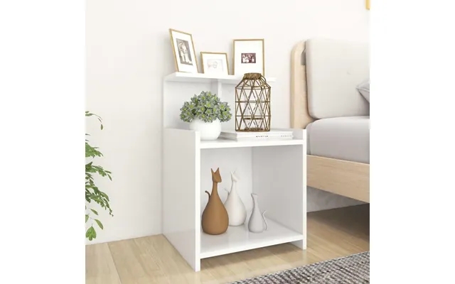 Bedside table 40x35x60 cm particleboard white product image