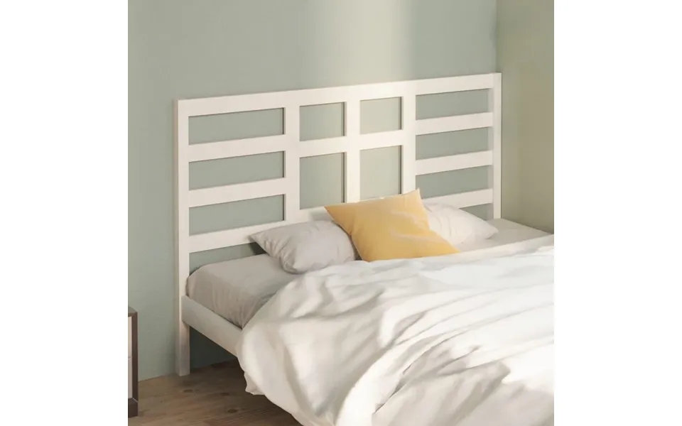 Bed headboard 146x4x104 cm massively pine white